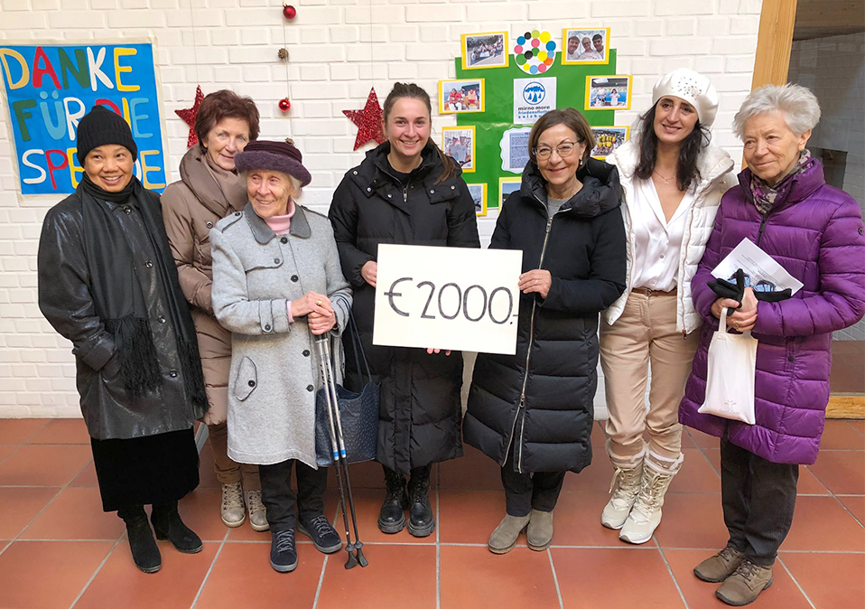 St. Vitalis Übergabe des Adventmarkt-Erlöses 2023